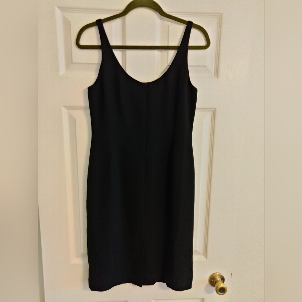 Ann Taylor LOFT size 8, 2  piece Black Business Dress with Jacket - Picture 3 of 3
